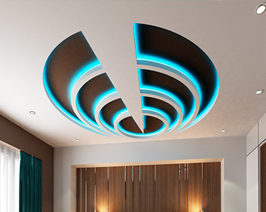 ceiling pop for small hall in india