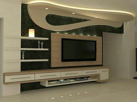 simple pop design for TV wall