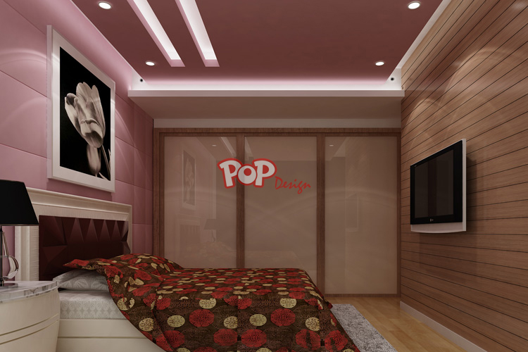 very simple pop design for indian bedroom