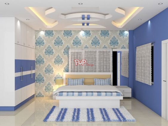 modern simple pop design for bedroom