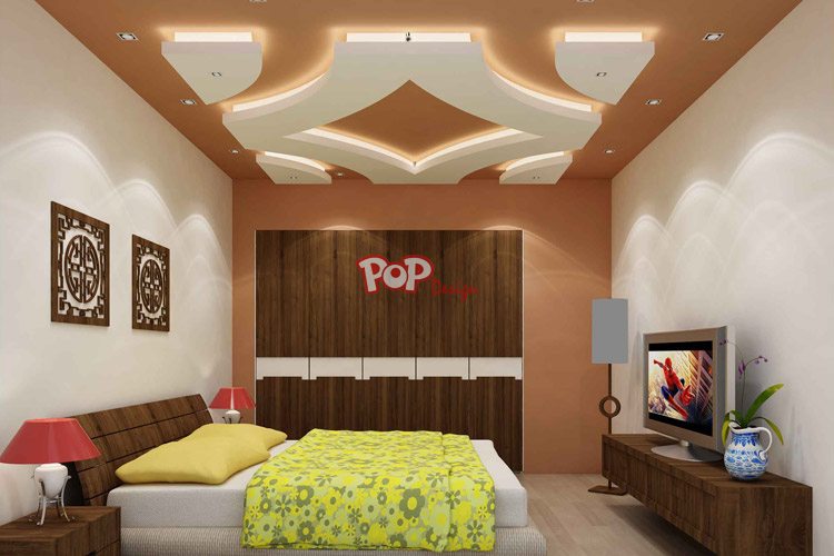 simple pop design for bedroom ceiling