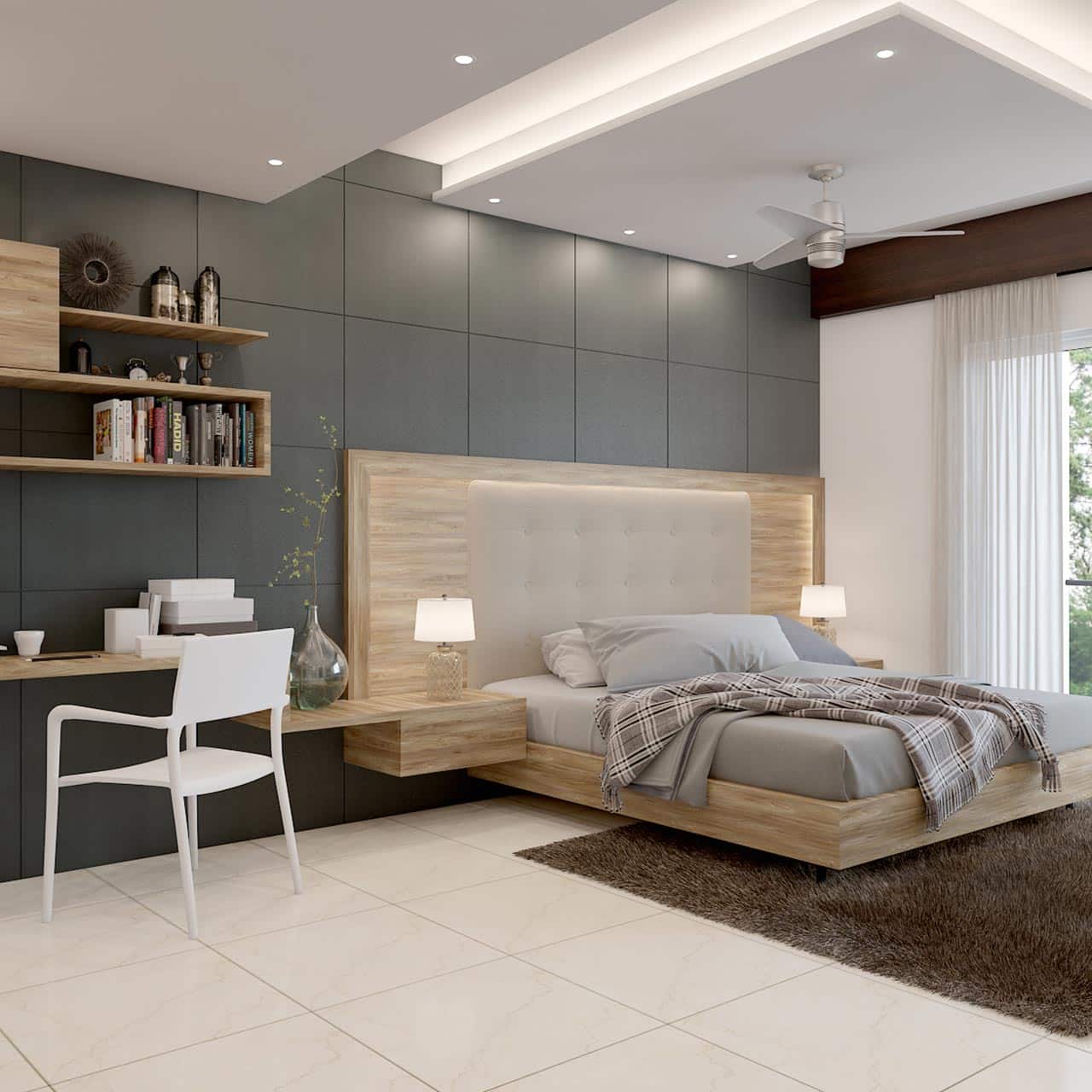 Top 10 Modern False Ceiling Design For Bedroom 0336