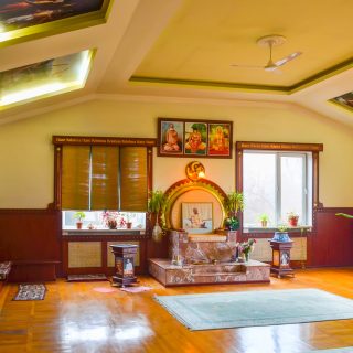 pooja room ceiling design