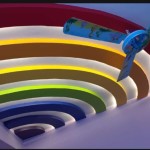 colorful standard kitchen ceiling design
