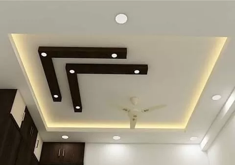 POP Plus Minus Design for l Shaped Lobby