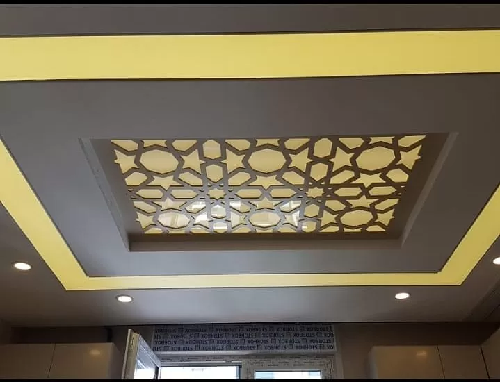 Simple false ceiling design for small hall