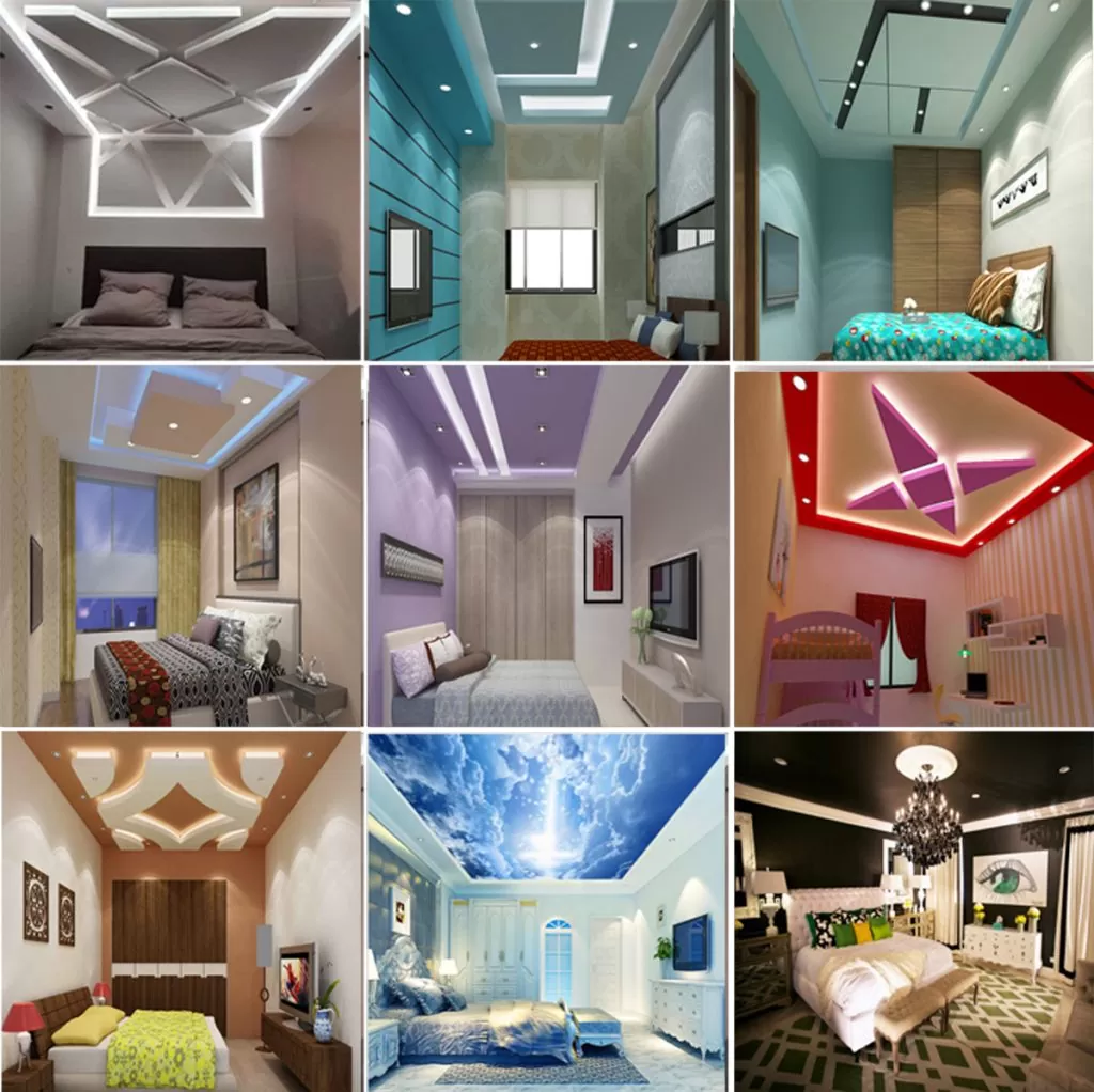 POP Ceiling Design For Bedroom : 50+