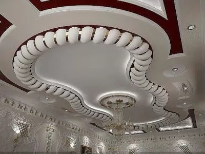 simple plus minus POP design for hall
