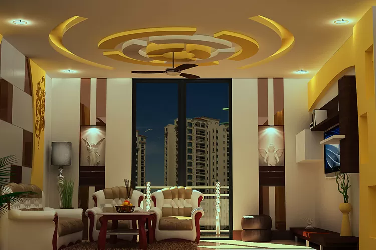 Main hall POP plus minus design