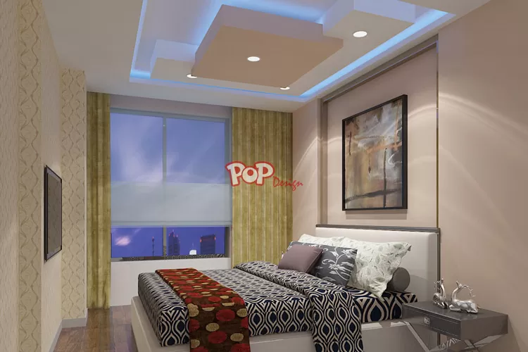 Simple pop design for small bedroom